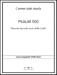 Psalm 100 SATB choral sheet music cover